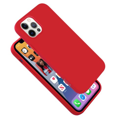 ND38_CRG-COLR-IP1267-RED Crong Color Cover - Etui iPhone 12 Pro Max (czerwony)
