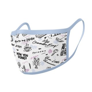 ND38_GP85574 Friends - Maseczka ochronna 2 sztuki 3 warstwy filtrujące