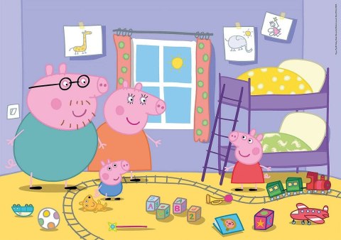 CLE puzzle 60 maxi Super Kolor Peppa Pig 26438