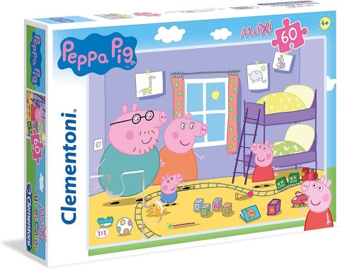 CLE puzzle 60 maxi Super Kolor Peppa Pig 26438