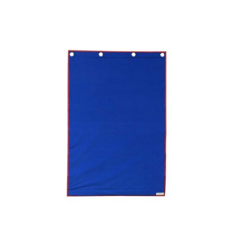 Materiałowy Arkusz Do Wieszania Z Kieszonkami Na Fiszki I Obrazki Masterkidz Czerwony