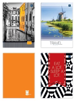 ND39_166796 ZESZYT B5/160K LIN OPR TW INT MIX WZOR FOL A 3