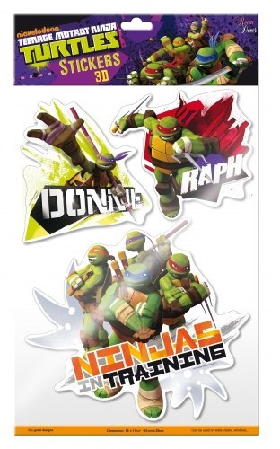 ND39_301093 W I DEKORACJA SCIEN 3D NINJA DECLIC303 B/C 6/48