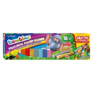 ND39_301277 PLASTELINA 18KOL FO KWADR BAMBINO WB