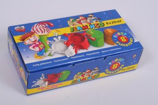 ND39_346264 FARBY PLAK 8KOL 20ML FLAMINGO 299123 PUD