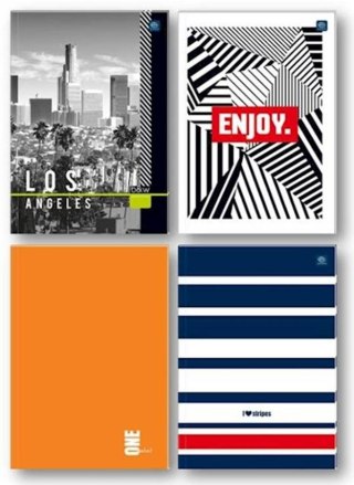 ND39_352887 ZESZYT B5/160K LIN INT MIX WZOR FOL A 5