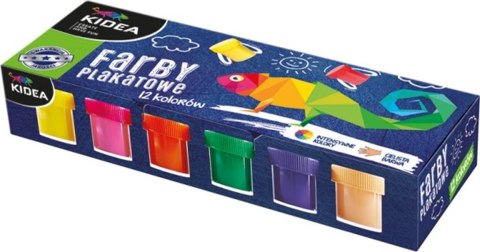 ND39_369150 FARBY PLAK 12KOL 20ML DERF KIDEA PUD