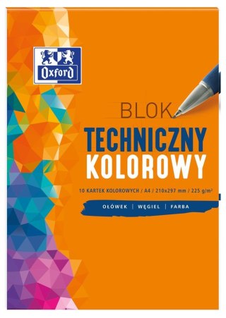ND39_392286 BLOK TECHNICZNY A3/10K KOL OXFORD 225G A 10