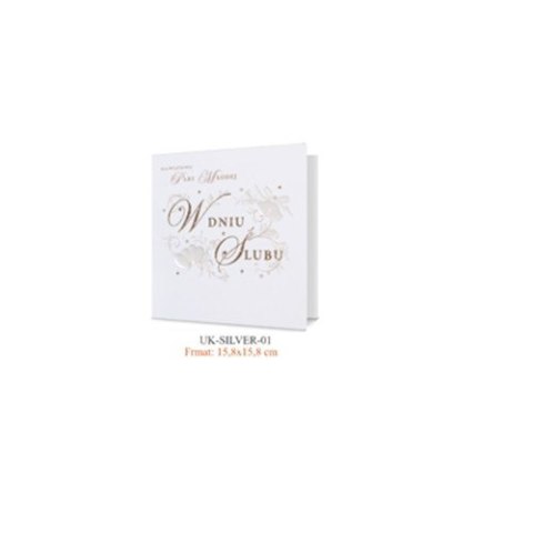 ND39_423606 KARNET OKAZ A5 Z KOPERTA ZDOB P-DR UK-SILVER FOL