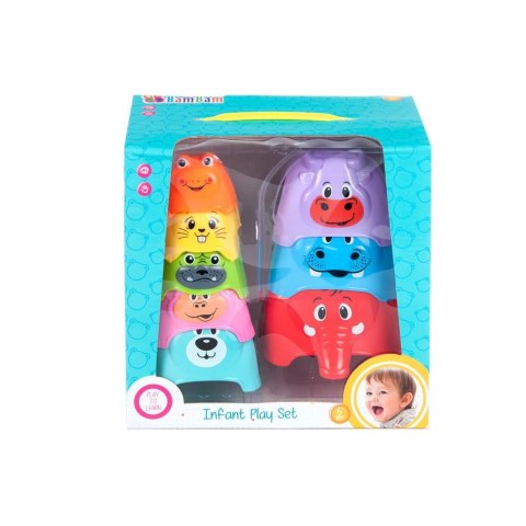 ND39_453681 BAM BAM KUBECZKI DO UKLADANIA ZWIERZAKI 0/12