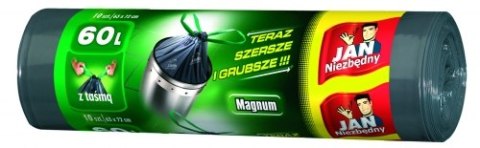 ND39_93247 WORKI NA SMIECI 60L OP10SZT Z TASMA JAN