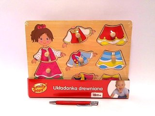 Układ.drewn.Ubieranka Smily Play SPW83604 36047