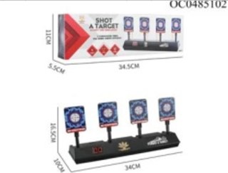 KX6150 Tarcza elektroniczna do strzelania cyfrowe 4 cele
