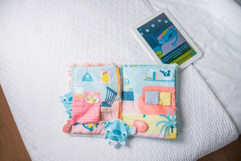 ND19_MLZ75004 Książka edukacyjna, sensoryczna - czynności codzienne