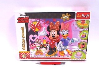 PUZZLE 100 Glitter Minnie i błyskotki/Disney 14820