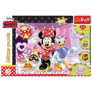 PUZZLE 100 Glitter Minnie i błyskotki/Disney 14820