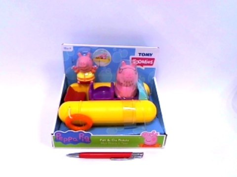 TOMY Świnka Peppa pływający ponton+fig. E73107 /6