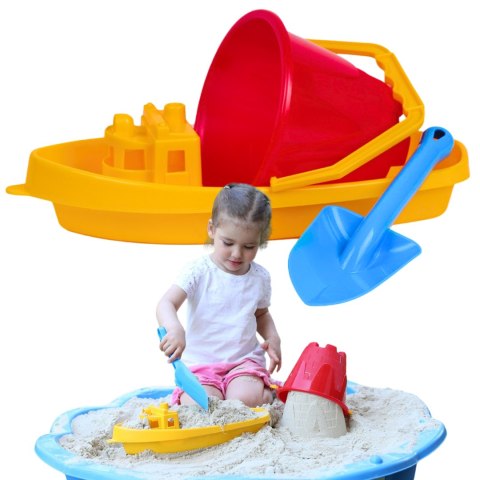 Łódź zestaw do piasku TechnoK TEH2872 02872