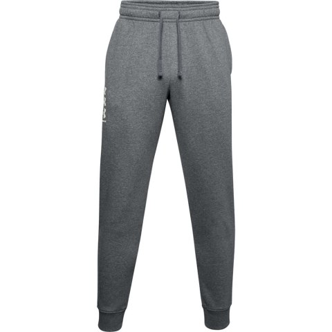 ND05_S8901-S 1357131 012 Spodnie męskie Under Armour Rival Fleece 3Logo Jogger ciemnoszare 1357131 012 r.S