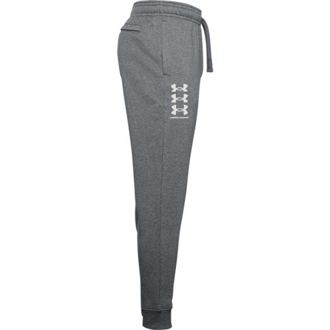 ND05_S8901-S 1357131 012 Spodnie męskie Under Armour Rival Fleece 3Logo Jogger ciemnoszare 1357131 012 r.S