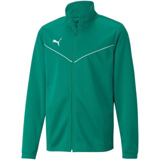ND05_K10630-128cm 657393 05 Bluza dla dzieci Puma teamRISE Training Poly Jacket Jr zielona 657393 05 r.128cm