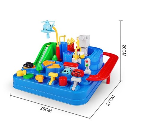 KX6012 Tor przeszkód samochodowy interaktywny 4 pojazdy