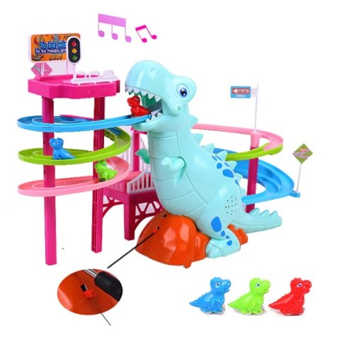 KX6120 Wyścig dinozaurów tor dinozaur dźwięki światła