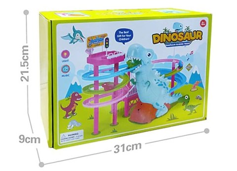 KX6120 Wyścig dinozaurów tor dinozaur dźwięki światła