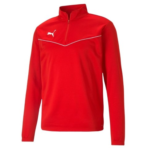 ND05_K10954-S 657394 01 Bluza męska Puma teamRISE 1 4 Zip Top czerwona 657394 01 r.S