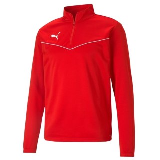 ND05_K10954-S 657394 01 Bluza męska Puma teamRISE 1 4 Zip Top czerwona 657394 01 r.S