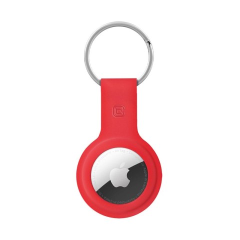 ND38_CRG-ATS-RED Crong Silicone Case with Key Ring ? Brelok do Apple AirTag (czerwony)