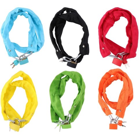 ND38_8711252075631YELLOW Dunlop - Antykradzieżowe zapięcie rowerowe 90 cm (Żółty)