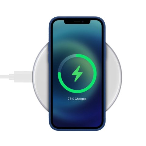 ND38_CRG-PS15W-WHI Crong PowerSpot Fast Wireless Charger ? Bezprzewodowa ładowarka Qi 15W USB-C (Silver White)