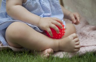 Piłeczka do masażu czerwona 1szt 523 65238