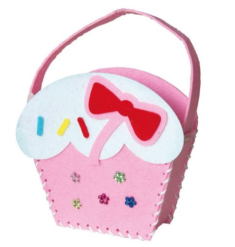 Moja torebka z filcu Babeczka 05549