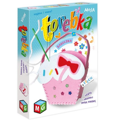Moja torebka z filcu Babeczka 05549