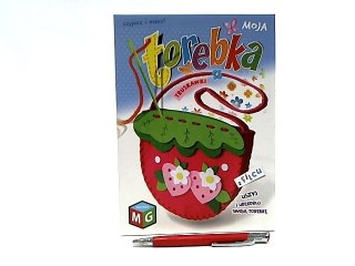 Moja torebka z filcu Truskawki 05525