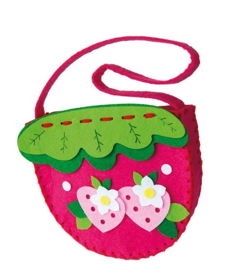 Moja torebka z filcu Truskawki 05525