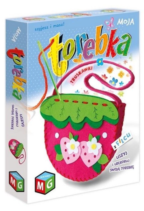 Moja torebka z filcu Truskawki 05525