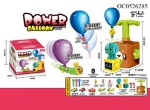 KX5919 Samochód aerodynamiczny wyrzutnia balonów miś