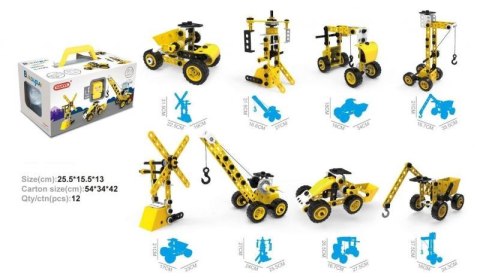 108984 Klocki konstrukcjyjne 8w1 100 elementów