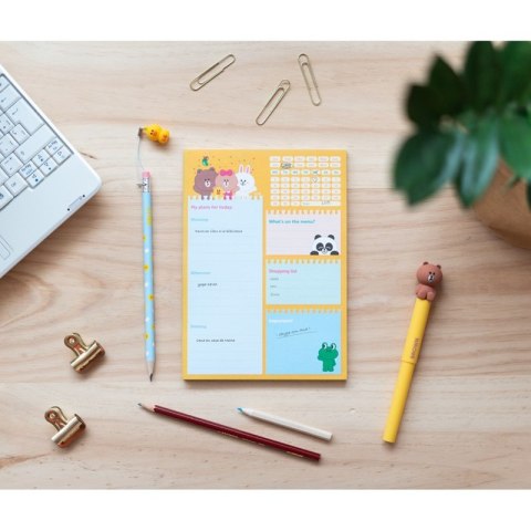 ND38_BNE0005 LINE FRIENDS - Planner dzienny