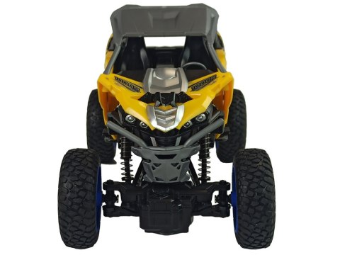 ND24_9389 Terenowe Auto Off- Road Zdalnie Sterowane 2,4 GHz 1:16 Żółte 5904204754057