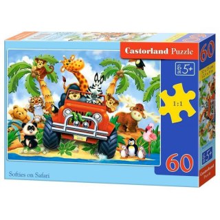 ND35_67912_CAS-B0067931 Puzzle 60el. softies on safari