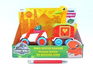 TOMY TOOMIES jeep z dino z przyczepą E73253 /3