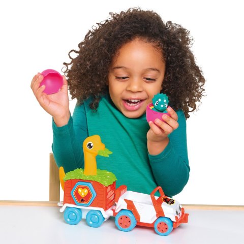 TOMY TOOMIES jeep z dino z przyczepą E73253 /3