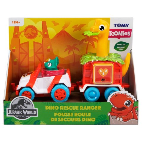 TOMY TOOMIES jeep z dino z przyczepą E73253 /3