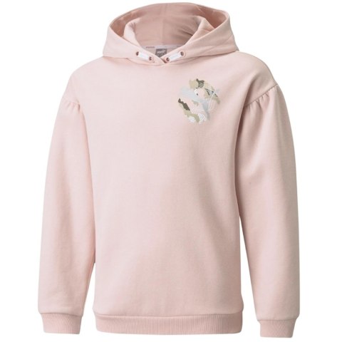 ND05_B18444-152cm 589232 36 Bluza dla dzieci Puma Alpha Hoodie FL jasnoróżowa 589232 36 r.152cm