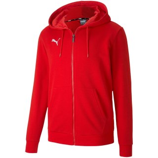 ND05_B18992-S 656708 01 Bluza męska Puma teamGOAL 23 Casuals Hooded Jacket czerwona 656708 01 r.S