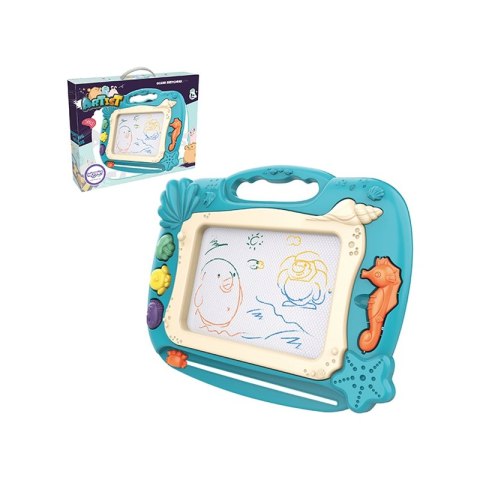 WOOPIE 40802 Znikopis Tablica Magnetyczna Kolorowa Stempelki Motyw Oceanu